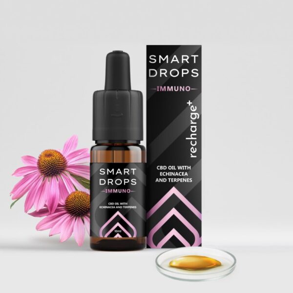Immuno Drops steklenička – naravno olje za imunsko podporo in fokus, 10 ml